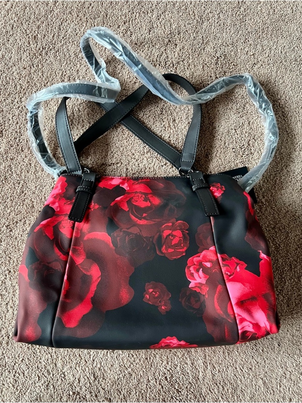 Simply Vera by Vera Wang Elizabeth Faux Leather Four Poster Tote Bag